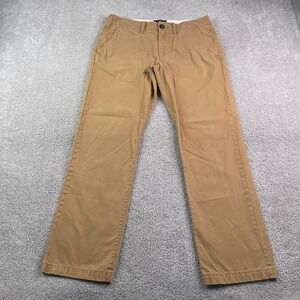American Eagle Pants Mens 31x32 Brown Khaki Original Straight Low Rise Chino